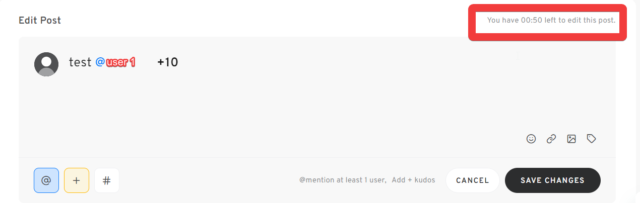 10 note that you have 60 seconds to edit your post after posting it in the feed.png