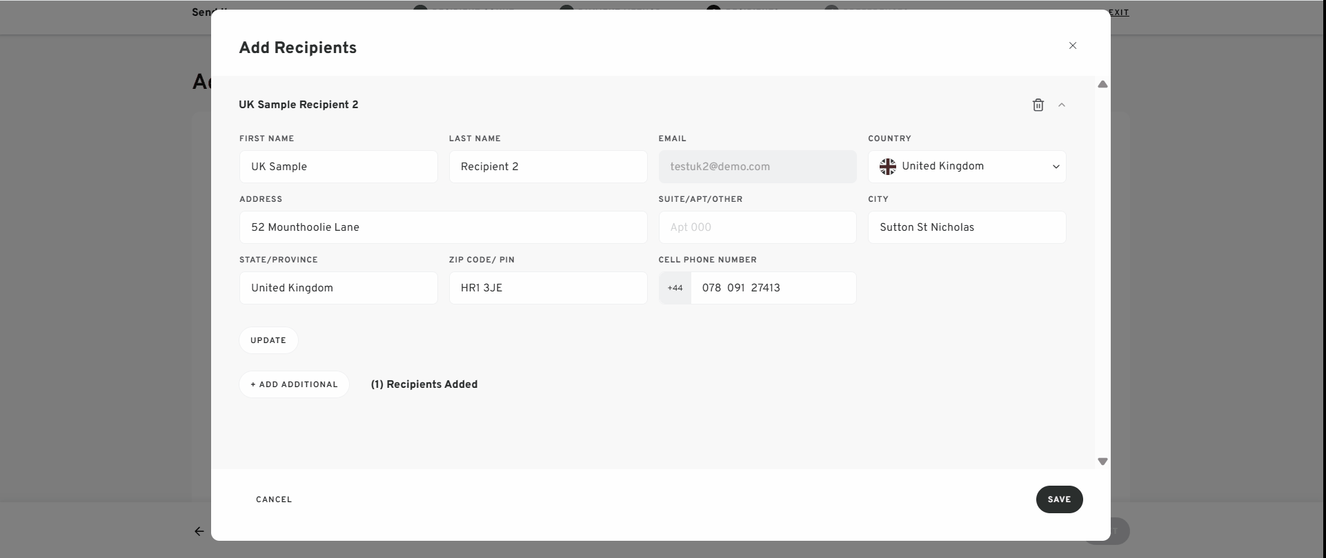ADDING RECIPIENT INPUT MANUALLY swag kit surprise new.gif