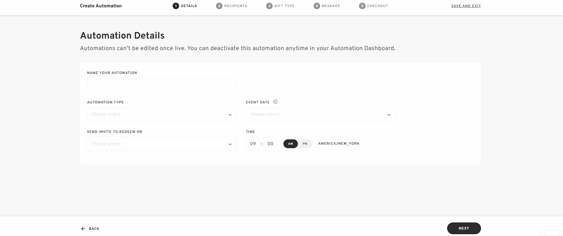 enter salesforce campaign details.gif
