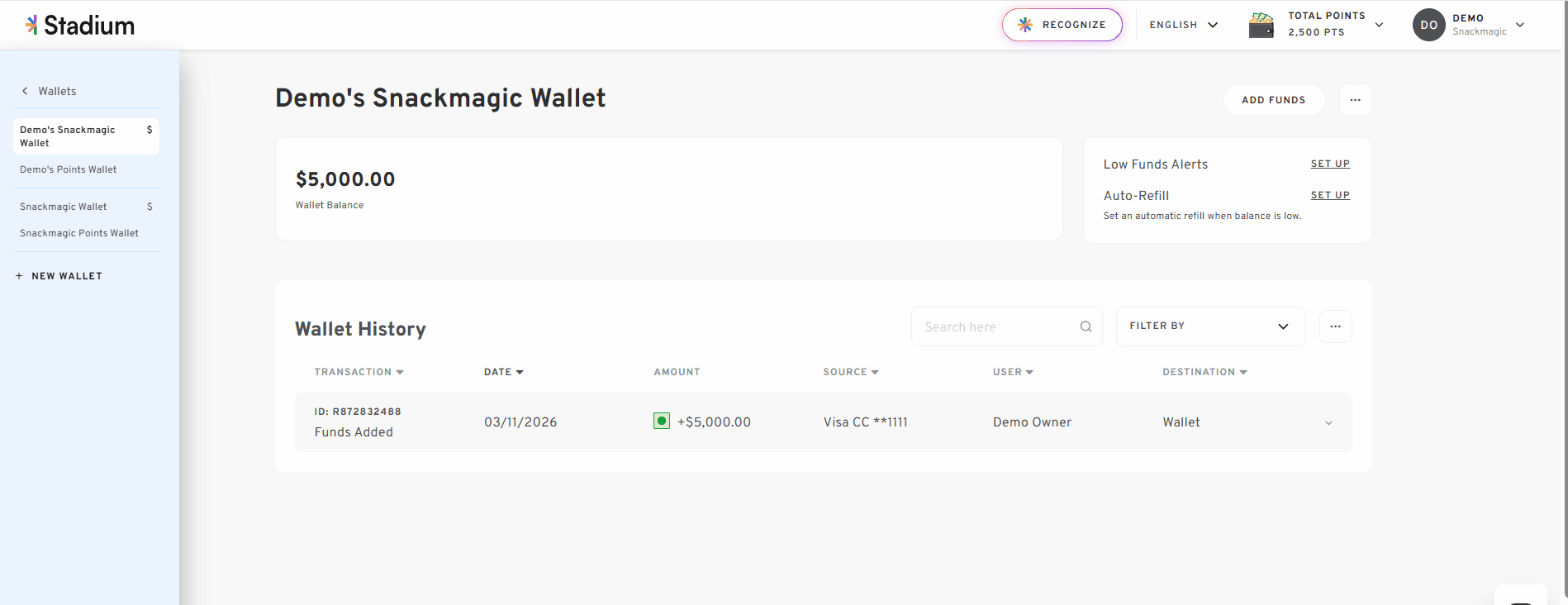 Activate Low Funds - Owner User Wallet.gif