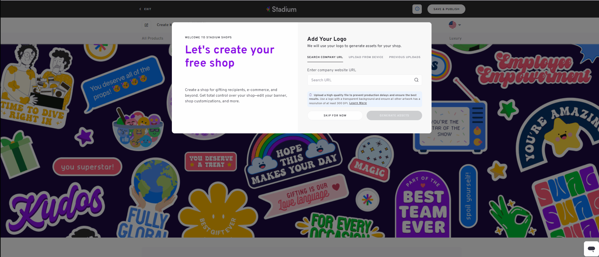 create gift shop - add logo skip version.gif