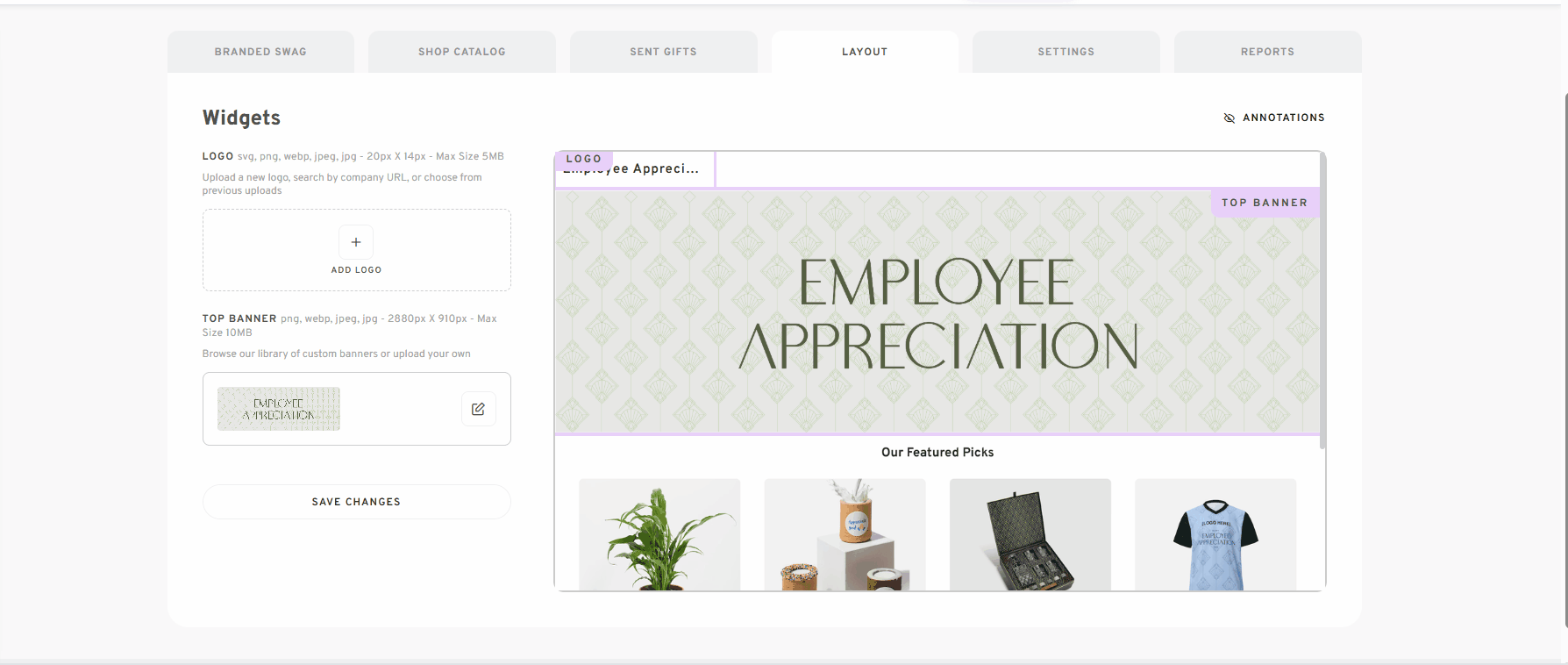 upload shop logo from layout .gif